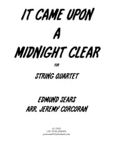 It Came Upon a Midnight Clear for String Quartet P.O.D. cover